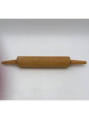 Vintage Country Kitchen 10" X 1-3/4” Hanging Handle Wooden Rolling Pin